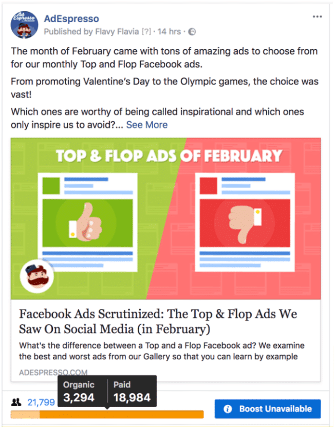 Facebook Ads Blog Post Promotion