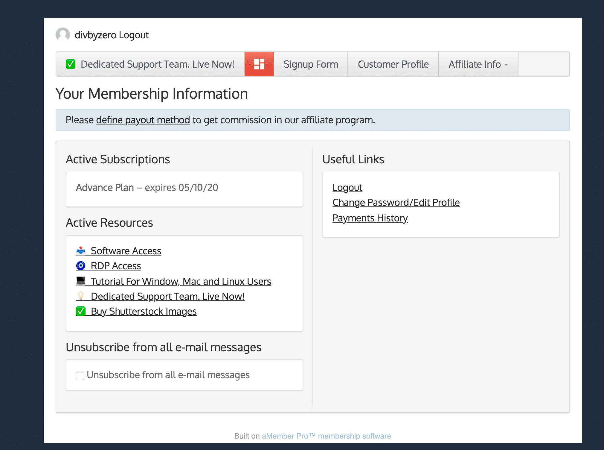 group buy panel