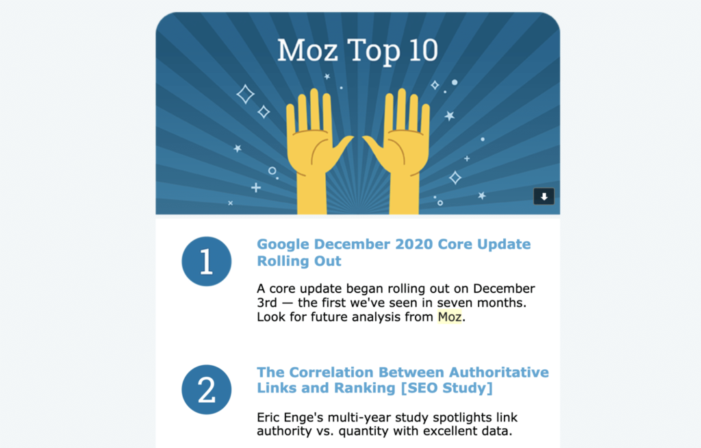 Moz Seo Content Curation