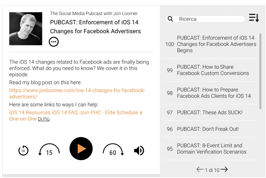 Social Media Pubcast by Jon Loomer