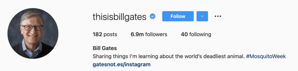 Instagram Bio Examples Entrepreneurs