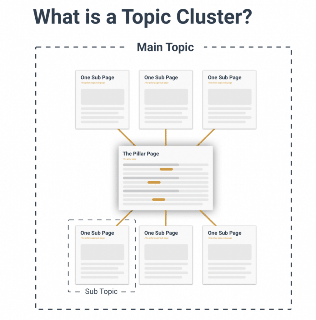 Use Topic cluster to mix quality and quantity in content marketing