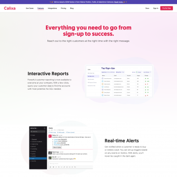 Calixa Features