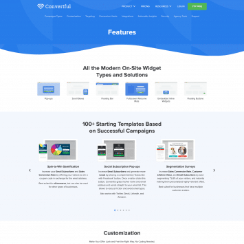 Convertful Pricing Page