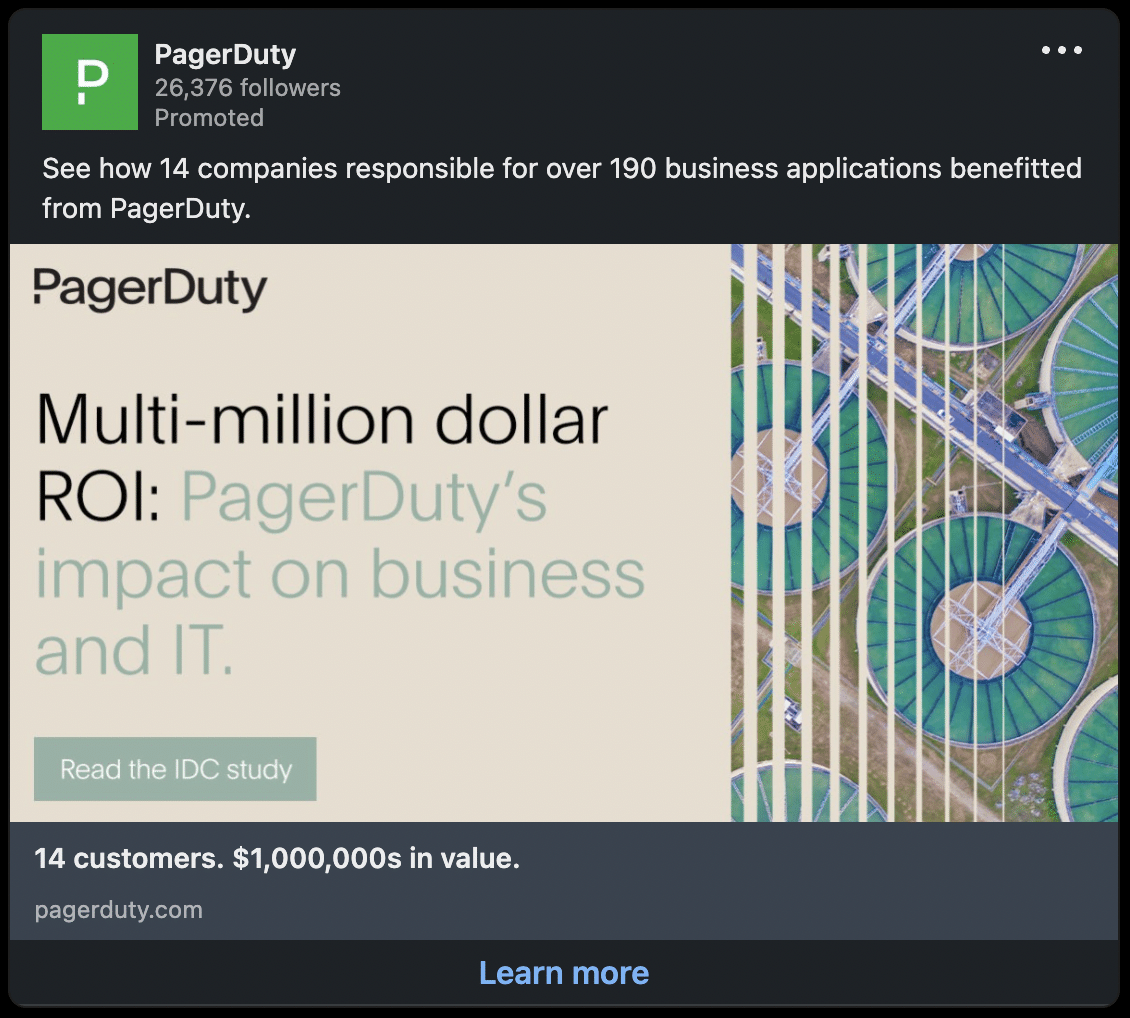 Pagerduty Linkedin Ads 1