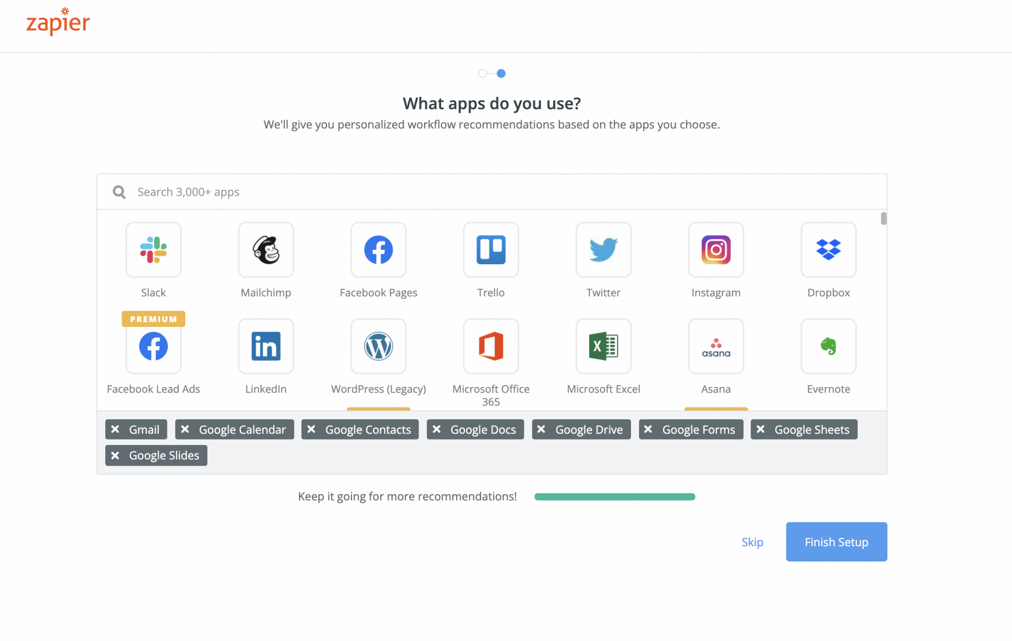 Zapier Onboarding