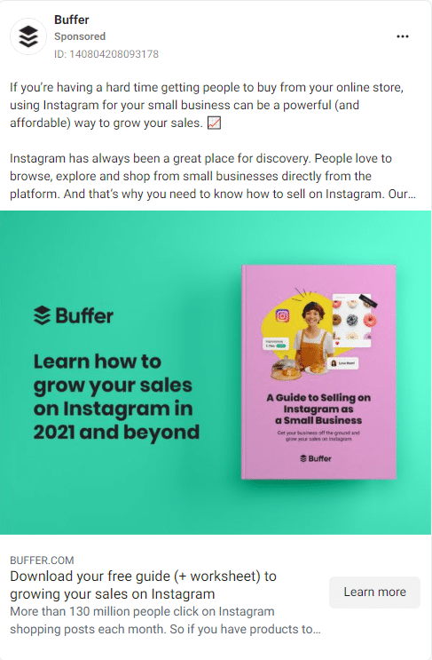 Buffer Facebook Ads 2