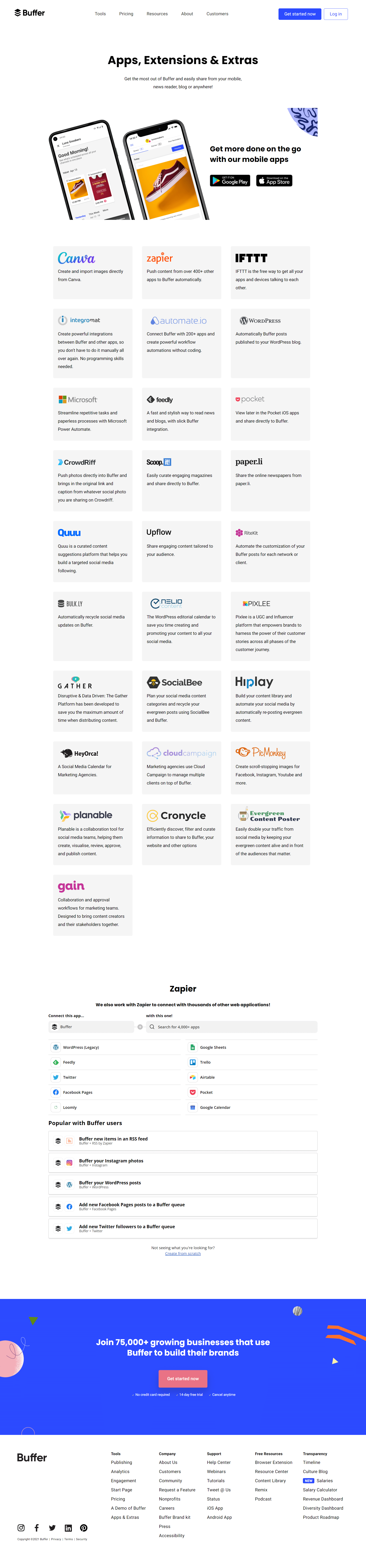 Buffer Integrations