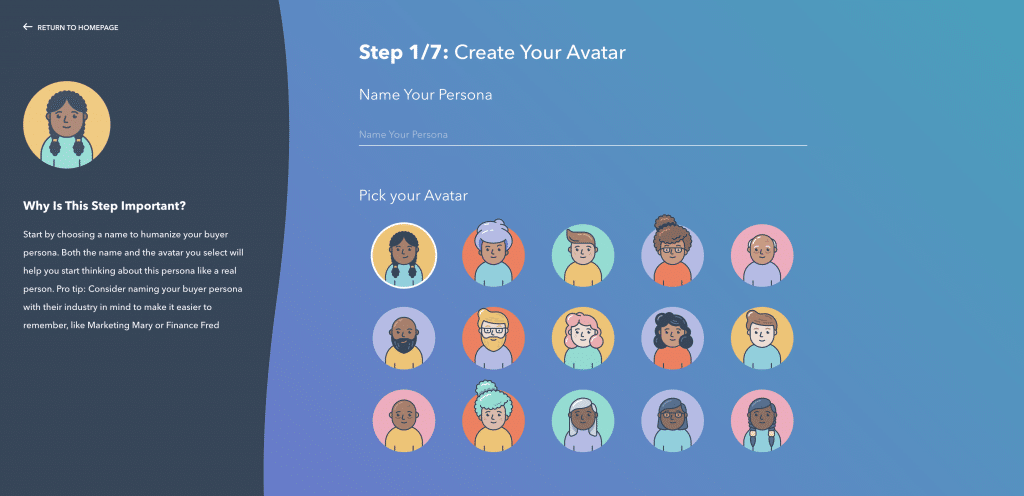 Hubspot Buyer Persona Builder