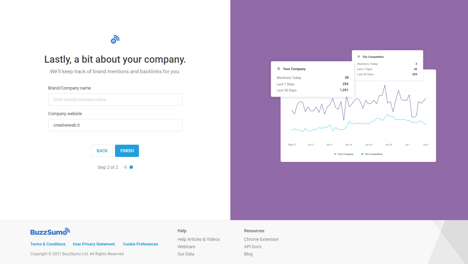 BuzzSumo Onboarding 2