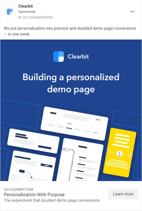 Clearbit Facebook Ads 3