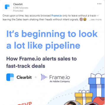 Clearbit Linkedin Ads 1