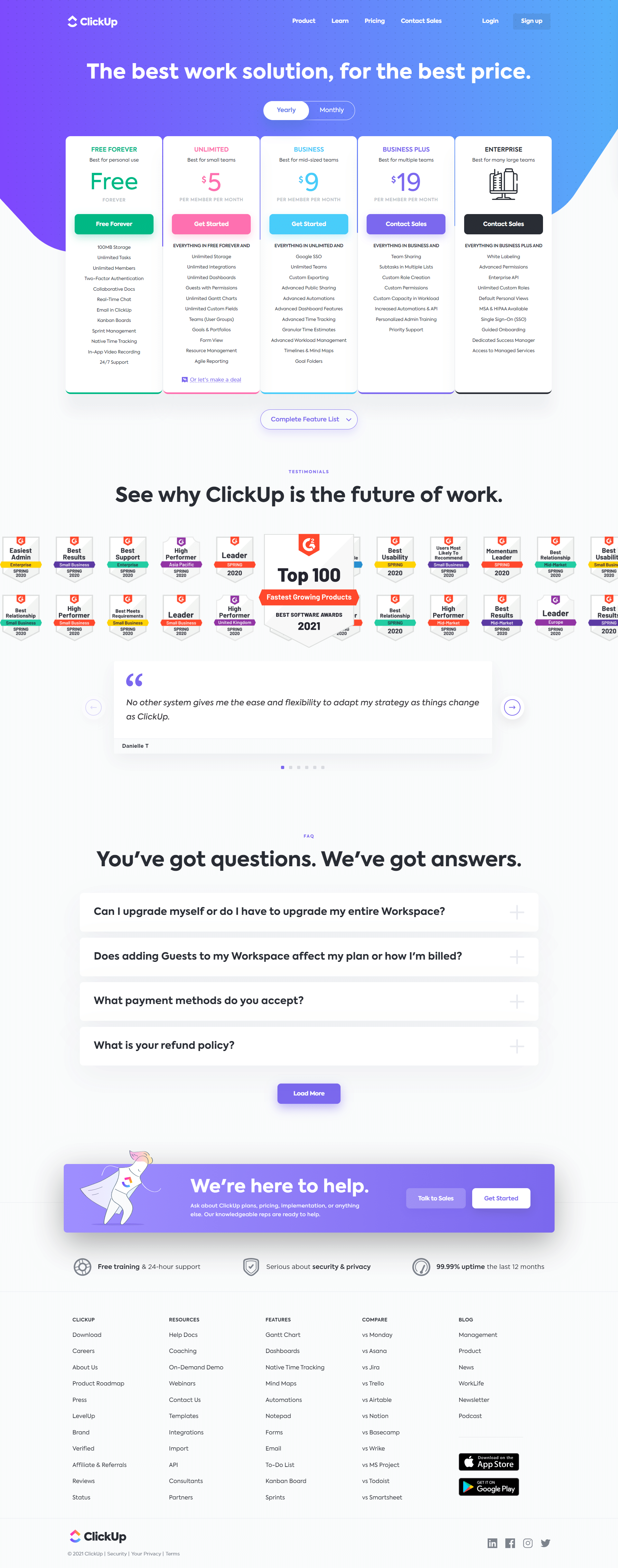 ClickUp Pricing