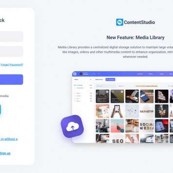 Contentstudio Login