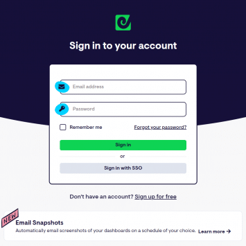 Geckoboard Login