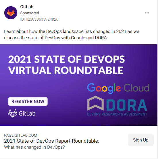 GitLab Facebook Ads 3