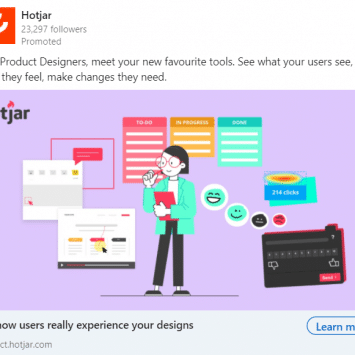 Hotjar Linkedin Ads 2