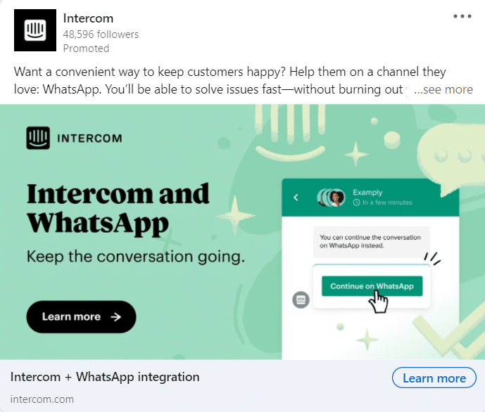 Intercom Linkedin Ads 3