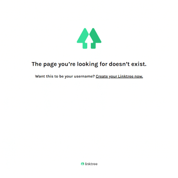 Linktree 404 Page Not Found