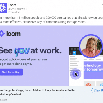 Loom Linkedin Ads 1