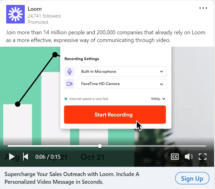 Loom Linkedin Ads 2