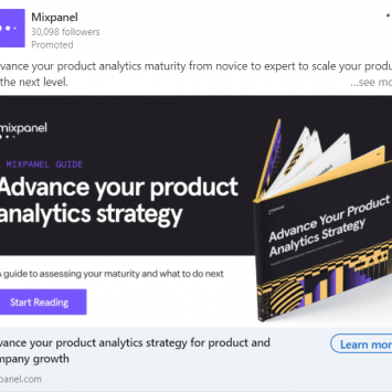 Mixpanel Linkedin Ads 1
