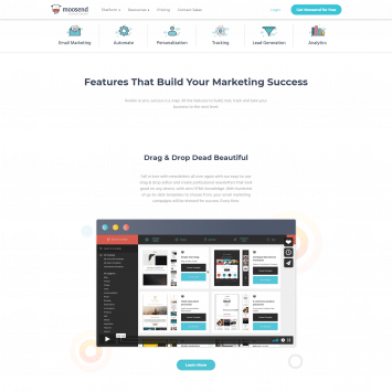 Moosend Features