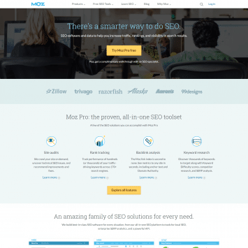 Moz Homepage