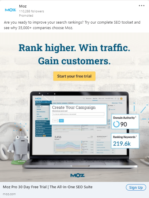 Moz Linkedin Ads 2