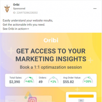 Oribi Facebook Ads 1