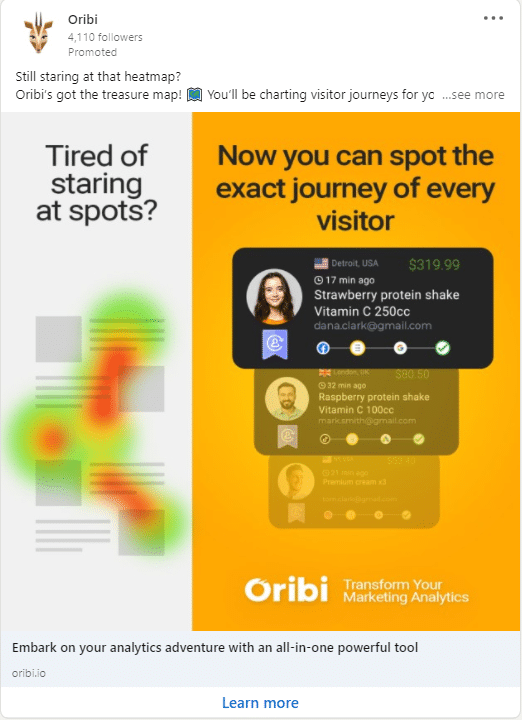 Oribi Linkedin Ads 2