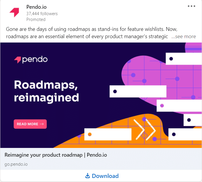 Pendo Linkedin Ads 3