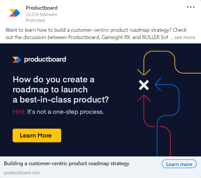 Productboard Linkedin Ads 4