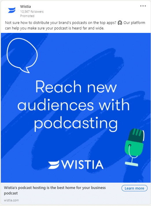 Wistia Linkedin Ads 1