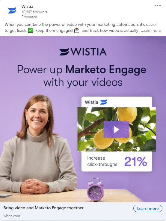 Wistia Linkedin Ads 3