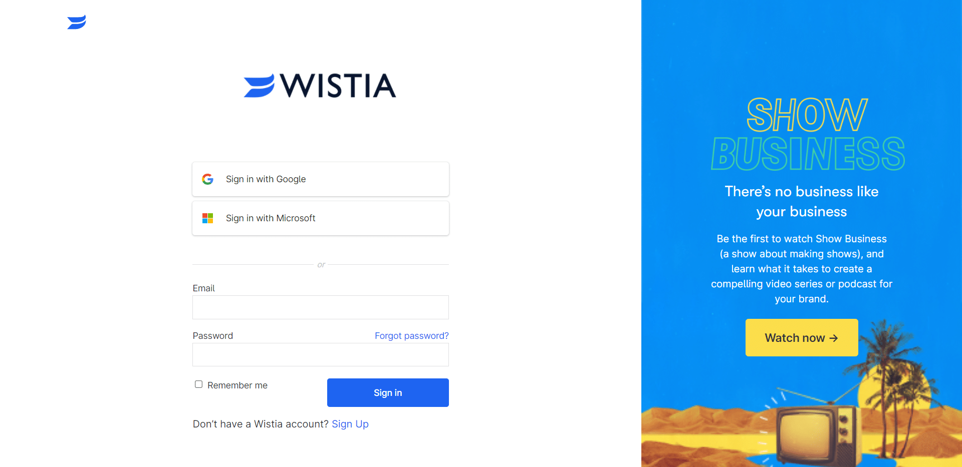 Wistia Login