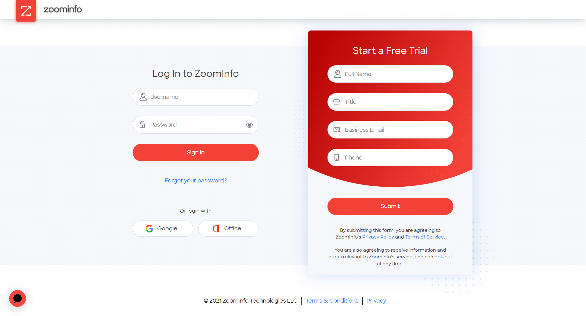 ZoomInfo Login