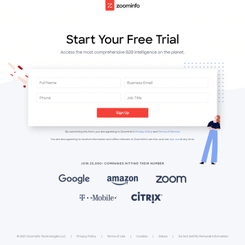 ZoomInfo Signup