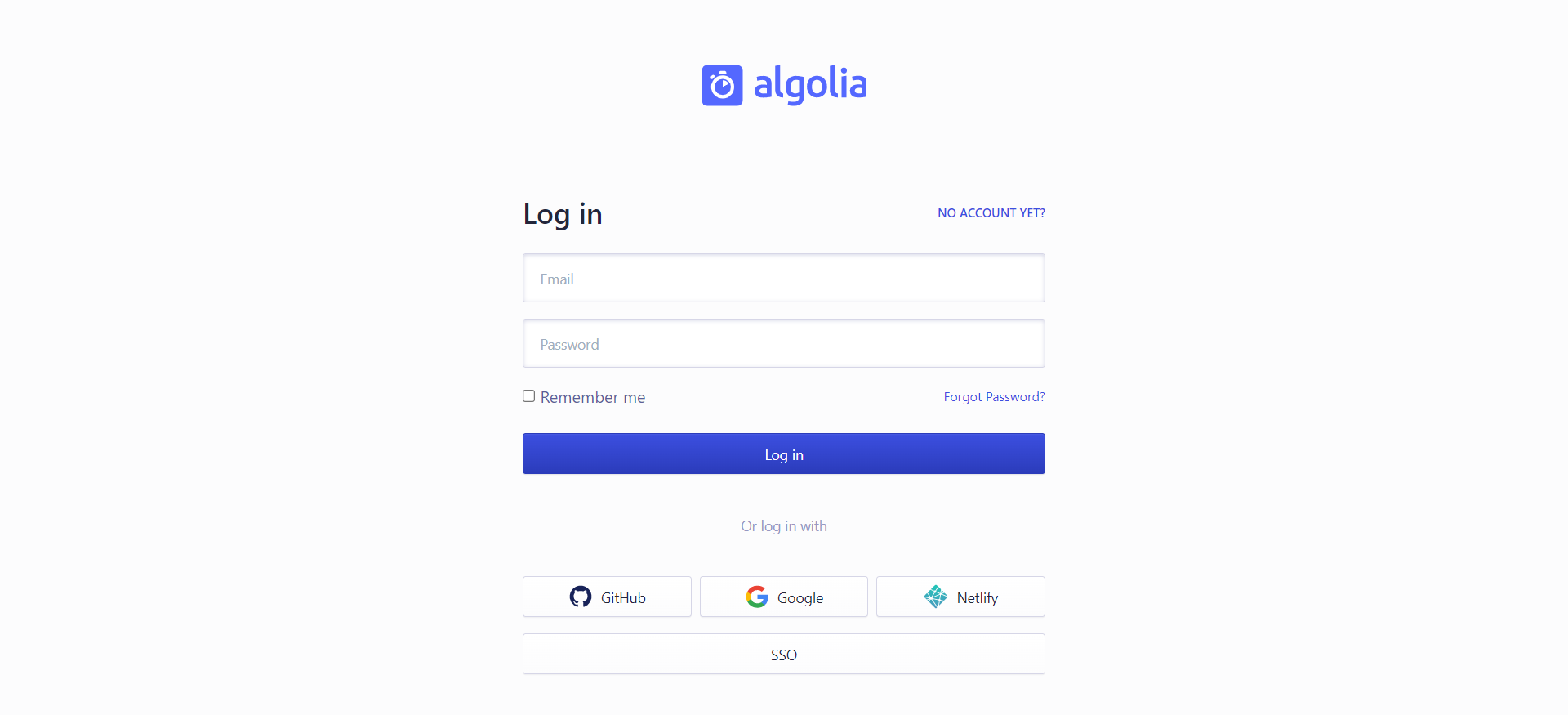 Algolia Login