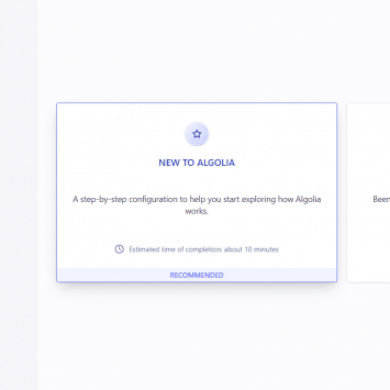 Algolia Onboarding 1