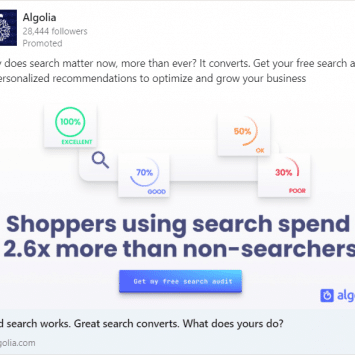 Algolia Linkedin Ads 1