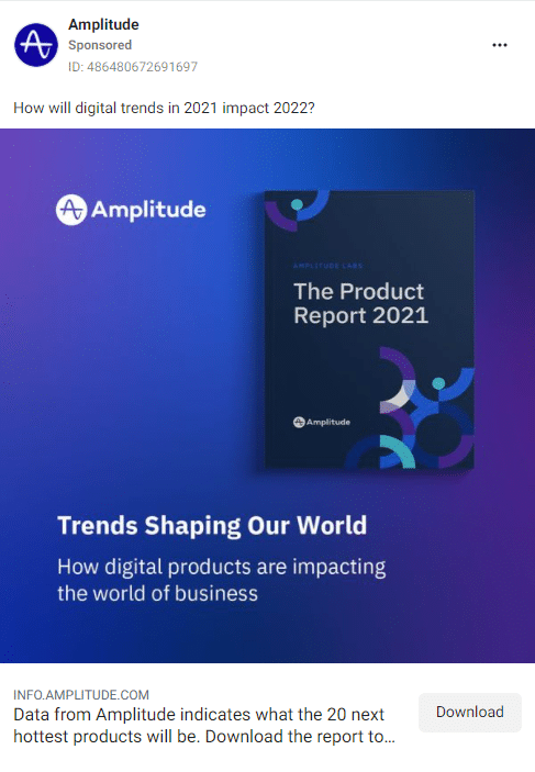 Amplitude Facebook Ads 2