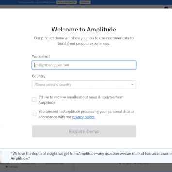 Amplitude PopUp