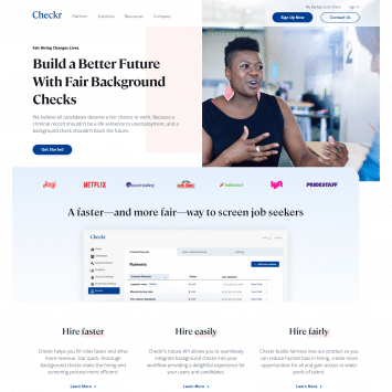 Checkr Homepage