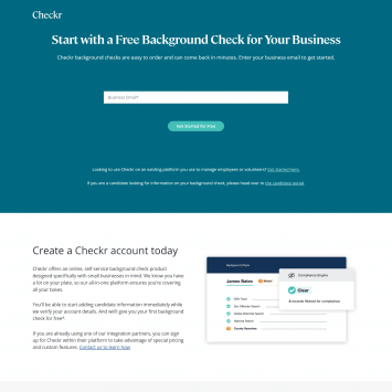 Checkr Signup
