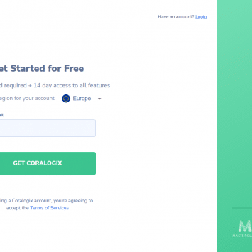 Coralogix Signup