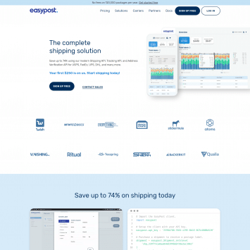EasyPost Homepage