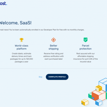 EasyPost Onboarding 1