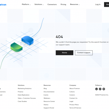 Fivetran 404 Page Not Found