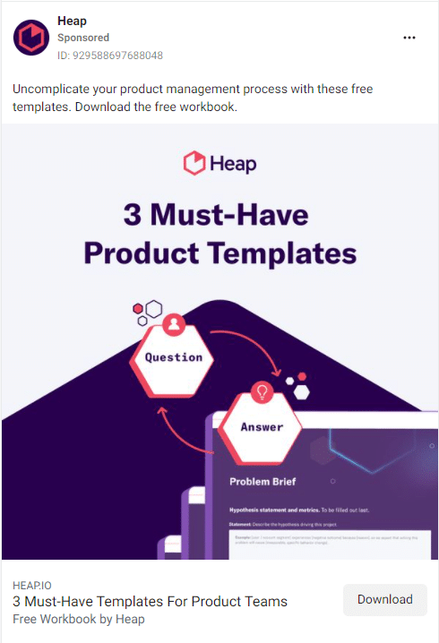 Heap Facebook Ads 3